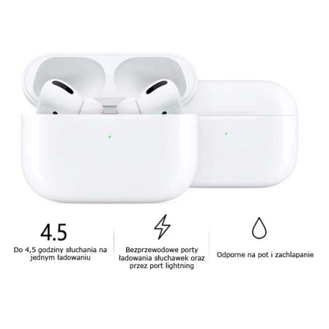 Słuchawki Bluetooth DENMEN DL12 TWS Białe Earbuds Bezprzewodowe