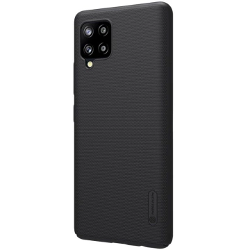 Nillkin Super Frosted Shield verstärkter Hüllenständer für Samsung Galaxy A42 5G schwarz