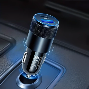 Alogy Autoladegerät für das Auto USB-C Typ C USB 3.1A Schwarz