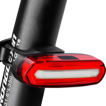 Starke LED-Fahrradrückleuchte USB Alogy Licht wasserdichte Beleuchtung für Fahrrad Rot