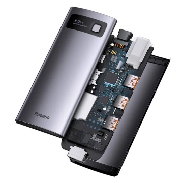 Hub 8w1 Baseus StarJoy-Serie, USB-C für HDMI 3 x USB 3.1 USB-C PD RJ45 microSD/SD