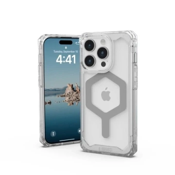 Etui do iPhone 15 Pro UAG Plyo MagSafe Przezroczysto-Srebrne