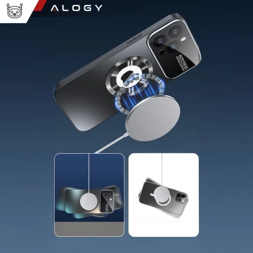 Etui do Apple iPhone 16 Pro obudowa Alogy MagSafe LuxeShield™ Case z ochroną obiektywów do MagSafe Graphite Black