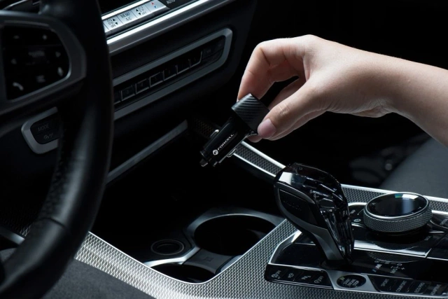 Ładowarka samochodowa Forcell Carbon QC 3.0 2xUSB 36W Czarna