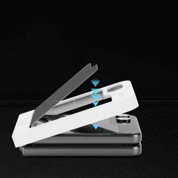 Whitestone Ez Glass 2er-Pack gehärtetes Glas für Samsung Galaxy Z Flip 5 Clear