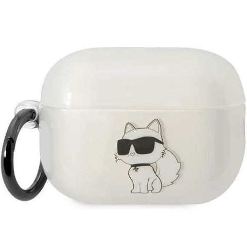 Schutzhülle für Kopfhörer Karl Lagerfeld KLAP2HNCHTCT für Apple AirPods Pro 2 Abdeckung transparent Ikonik Choupette