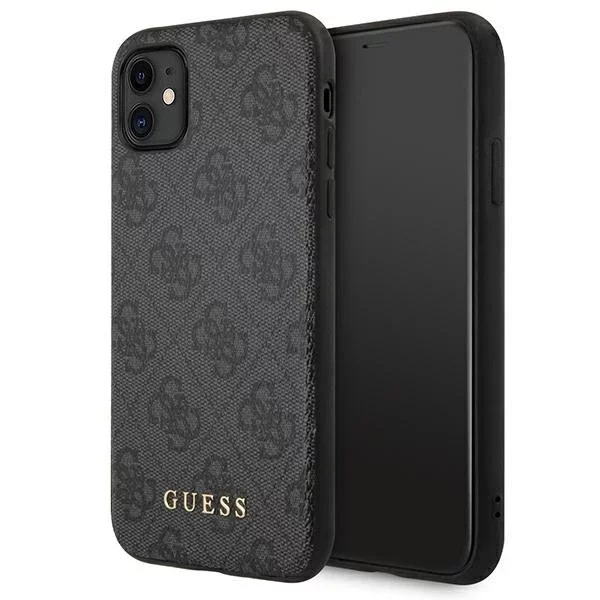 Etui Guess GUHCN61G4GFGR für iPhone 11 6,1" Hartschale 4G Metal Gold Logo