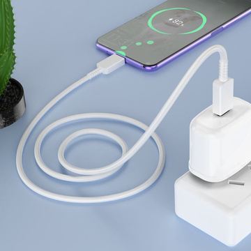 Kabel USB-C - USB-C Type-C 3A Power Delivery PD QC-Kabel 1M Weiß 1St