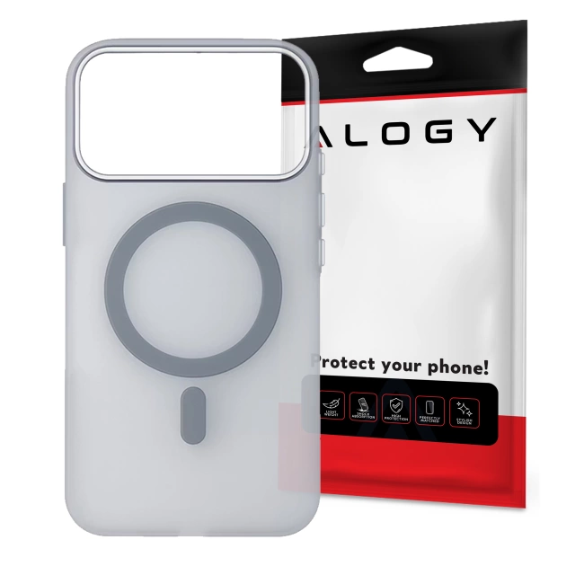 Etui do Apple iPhone 17 Pro – matowa obudowa do MagSafe z ochroną obiektywu, smukłe i odporne na zarysowania, idealne dopasowanie – Alogy Skinny MatteCase™ Białe