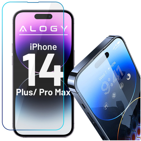 Szkło hartowane 9H Alogy ochrona na ekran do Apple iPhone 14 Plus / 14 Pro Max