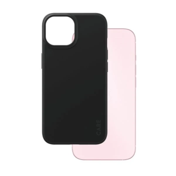 Etui do iPhone 15 CARE von PanzerGlass Furchtlos modisches Schwarz
