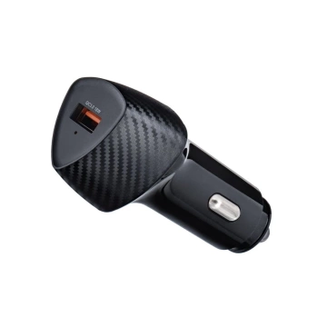 Forcell Carbon QC 3.0 18W USB-Autoladegerät Schwarz