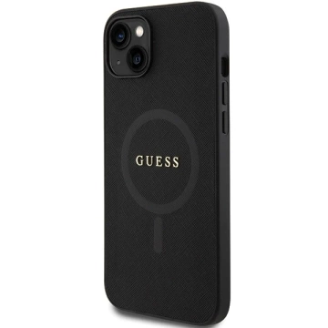 Etui Guess GUHMP15MPSAHMCK do iPhone 15 Plus 6.7"hardcase Saffiano MagSafe czarny/black 
