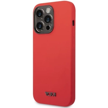 Tumi Liquid Silicone Hardcase für iPhone 14 Pro Max rot/rot