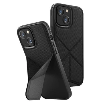 UNIQ Hülle Transforma iPhone 13 6.1" schwarz / ebenholzschwarz MagSafe