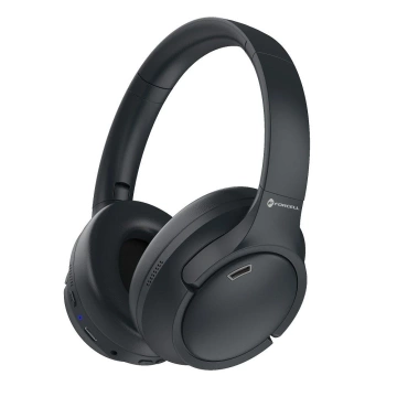 Forcell F-Audio Vibe ANC TUYA APP Kabellose On-Ear-Kopfhörer Schwarz