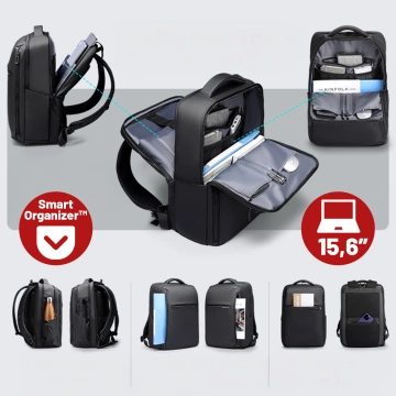 Hülle für Apple iPhone 16 Pro Max Alogy MagSafe Hybrid Matte Case Matte Cover mit Linsenschutz Schwarz