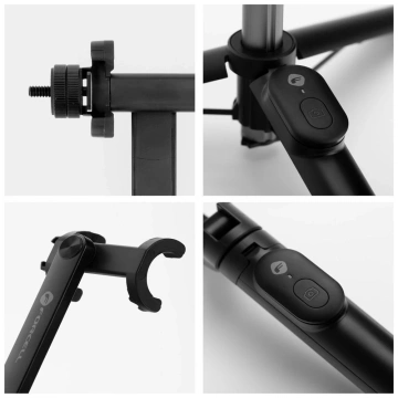 Selfie-Stick Forcell F-GRIP S70M Statisch Bluetooth 70cm Pilot 360°