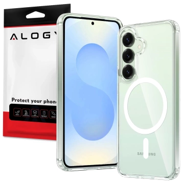 Hülle für Apple iPhone 16 Pro Max Alogy Anti-Shock Hybrid Case für MagSafe Transparent