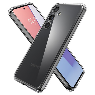 Hülle für Samsung Galaxy S24 Spigen Ultra Hybrid Case, transparente Rückseite, kristallklares Glas