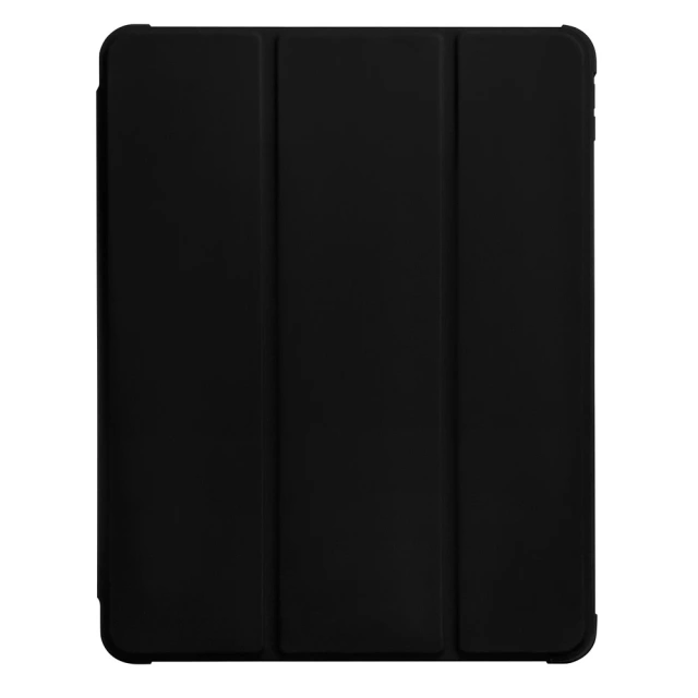 Stand Tablet Case etui Smart Cover pokrowiec na iPad Pro 12.9 2020 / 2021 / 2022 / iPad Air 13 2024 z funkcją podstawki czarny
