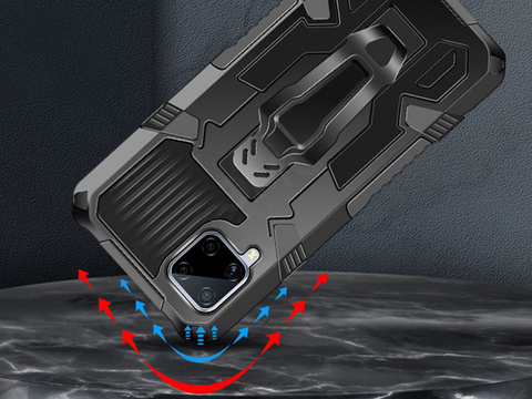 Alogy Armored Protective Case Stand für Samsung Galaxy A42 5G