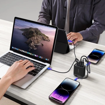 Joyroom TCG02 GaN 67W - Schnellladegerät 2x USB-C 2x USB-A Kabel 100W
