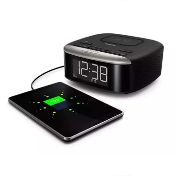 Digitaler FM-Radio-Bluetooth-Wecker mit Qi-Ladegerät Philips TAR7606/10