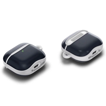 Apple AirPods 4 Hülle Spigen Classic C1 Graphit Karabiner