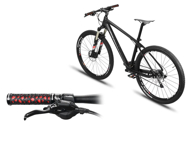 Chwyty rowerowe Gripy do kierownicy RockBros 2017-14ARD Czerwone