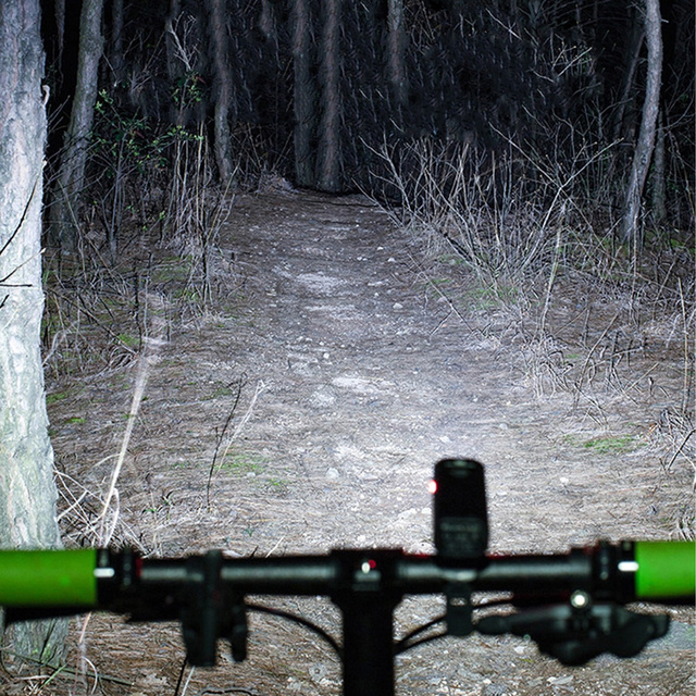 Lampka Rowerowa Przednia LED 800 lm, Wodoodporna, 2-LED Światełko Oświetlenie na Rower, Alogy – Czarna