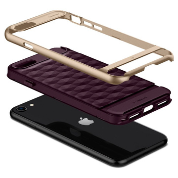 Etui Caseology Parallax für Apple iPhone 7 / 8 / SE 2020 / 2022 Burgund