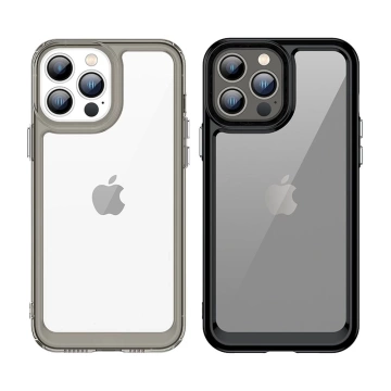Outer Space Case Hülle für iPhone 13 Pro Max Hardcover mit Gelrahmen Rot