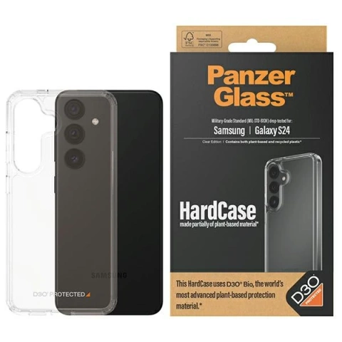 Etui do Samsung Galaxy S24 PanzerGlass HardCase D3O Clear