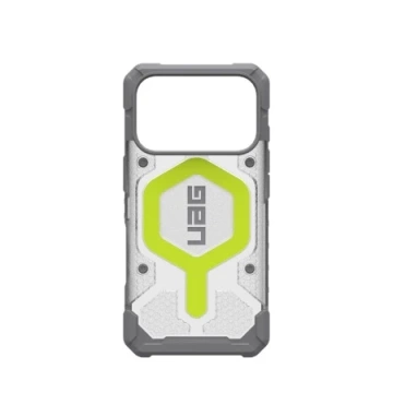 Etui do iPhone 17 Pro UAG Pathfinder Clear MagSafe Szaro-Neonowe