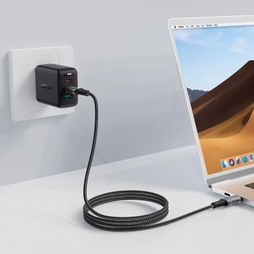 Acefast Kabel USB Typ C - USB Typ C 2m, 100W (20V / 5A) schwarz (C4-03 Black)