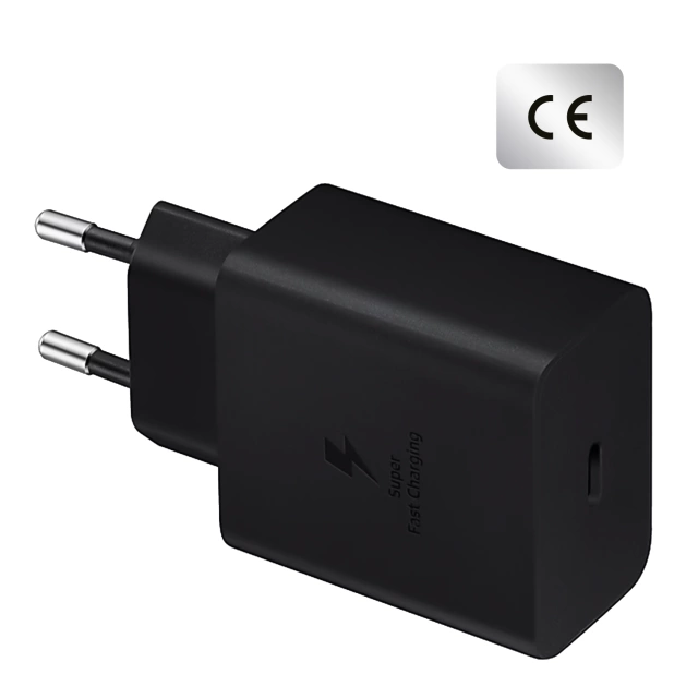Ładowarka Sieciowa oryginalna Samsung EP-TA845 Szybkie Ładowanie Fast Charge 45W Czarna
