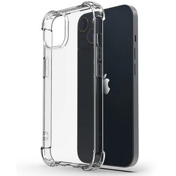 Etui pancerne ShockProof Alogy do Apple iPhone 14 Plus Przezroczyste + Szkło