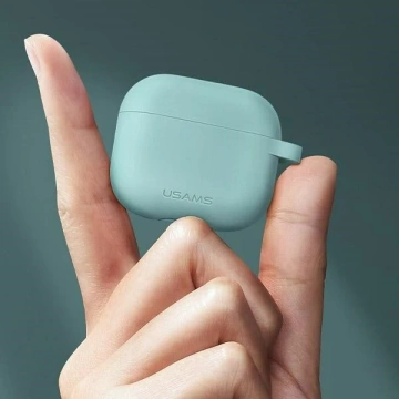 Etui ochronne na słuchawki USAMS do Apple AirPods 3 silicon niebieski/blue BH741AP02 (US-BH741)