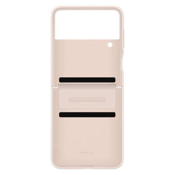 Samsung Flap Leather Cover Case für Galaxy Z Flip4 Pfirsich (EF-VF721LPEGWW)