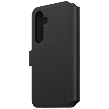 CARE Case für Samsung Galaxy S25 von PanzerGlass Feature Tango Wallet 2in1 Schwarz