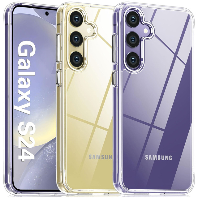 Hülle für Samsung Galaxy S24 3mk Armor Case Klares Gehäuse, gepanzerte Rückseite, transparentes Glas