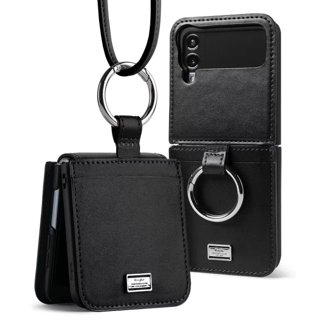 Ringke Signature Folio Galaxy Z Flip 4 schwarz