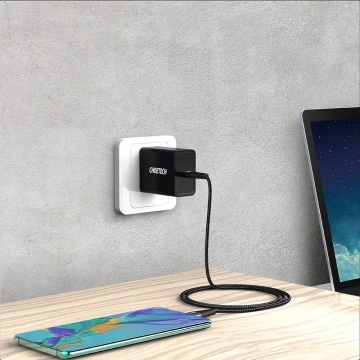 Choetech Kabel USB Type C Kabel - USB Type C Power Delivery 60W 2m schwarz (XCC-1004-BK)