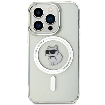 Etui Karl Lagerfeld KLHMP15LHFCCNOT do iPhone 15 Pro 6.1" transparent hardcase IML Choupette MagSafe
