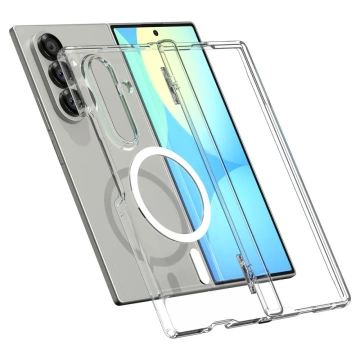 Etui Spigen Ultra Hybrid Pro MagSafe Galaxy Z Fold 7 Clear/White