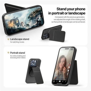 DUX DUCIS Rafi II Mag – Rückseite mit Ständer, kompatibel mit MagSafe für iPhone 15 Pro