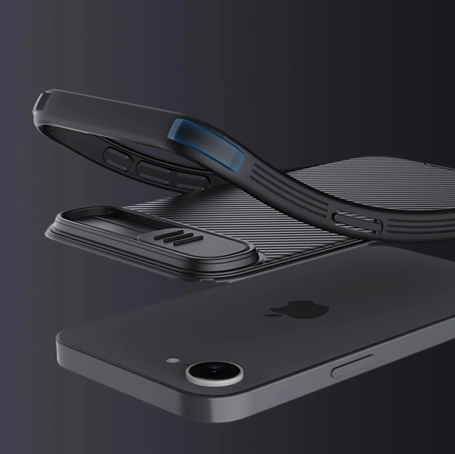 Etui ochronne do iPhone 16e Nillkin CamShield Pro MagSafe czarne