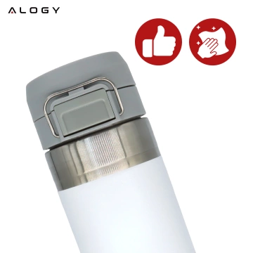 Schreibtischventilator, Standventilator, kleiner Umwälzventilator mit Clip, kabelloser Handventilator, 500 mAh, USB-C, Alogy White