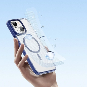 Dux Ducis Clin2 Hülle iPhone 14 Plus Magnetische MagSafe Hülle blau